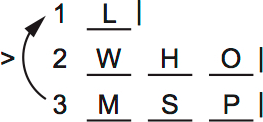 LSAT PrepTest 75, Game 2, Question 11, Diagram 4