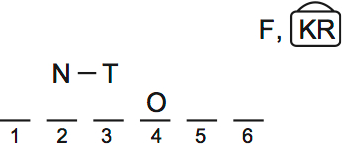 LSAT Preptest 71, Game 3, Question 16, Diagram 1