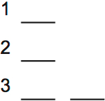 LSAT Preptest 66, Game 3 Setup, Diagram 1