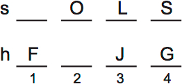 LSAT PrepTest 74, Game 2, Question 10, Diagram 4