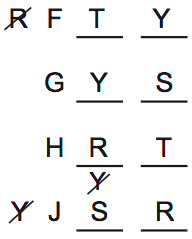 LSAT PrepTest 64, Game 3, Question 18, Diagram 4