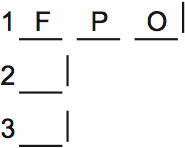 LSAT PrepTest 74, Game 3, Question 15, Diagram 1