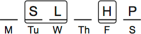 LSAT PrepTest 63, Game 3, Question 17, Diagram 2