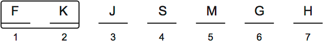 LSAT PrepTest 30, Game 4, Question 18, Diagram 1