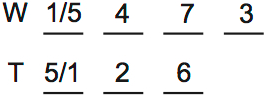 LSAT Preptest 29, Game 1 Diagram 2