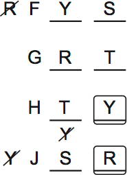 LSAT PrepTest 64, Game 3, Question 15, Diagram 3
