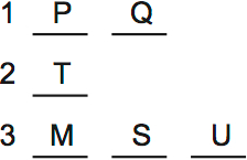 LSAT Preptest 66, Game 3, Question 18, diagram 3