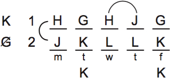 LSAT PrepTest 76, Game 3, Question 15, Diagram 4