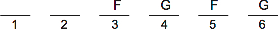 LSAT Preptest 38, Game 2 Setup, Diagram 2