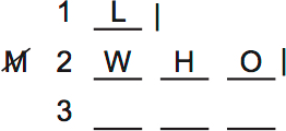 LSAT PrepTest 75, Game 2, Question 11, Diagram 3