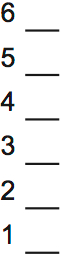 LSAT Preptest 63, Game 4 Setup, Diagram 1