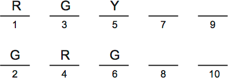 LSAT Preptest 33, Game 4 Diagram 3