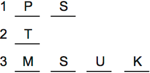 LSAT Preptest 66, Game 3, Question 14, diagram 4