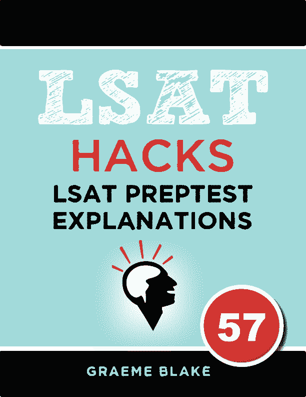 LSAT Preptest 57 Explanations