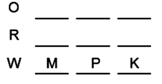 LSAT Preptest 19, Game 4, Question 21, Diagram 13