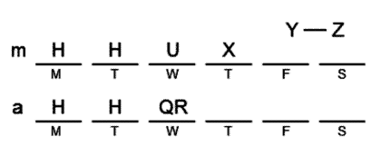 LSAT Preptest 21, Game 3 Diagram 9