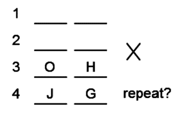 LSAT Preptest 21, Game 4 Setup, Diagram 5