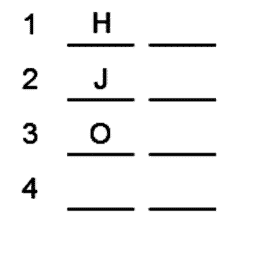 LSAT Preptest 21, Game 4 Setup, Diagram 6