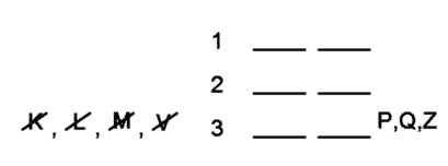 LSAT Preptest 22, Game 1 Diagram 6 LSAT Preptest 22, Game 1 Diagram 6