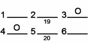 LSAT Preptest 22, Game 3, Question 17, Diagram 6 LSAT Preptest 22, Game 3, Question 17, Diagram 6