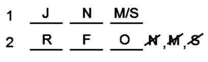 LSAT Preptest 23, Game 3 Diagram 11