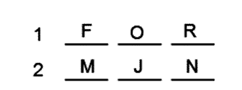 LSAT Preptest 23, Game 3, Question 16, Diagram 17