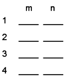 LSAT Preptest 26, Game 1 Setup, Diagram 1