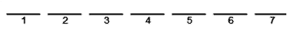 LSAT Preptest 26, Game 2 Setup, Diagram 1