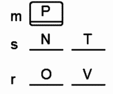 LSAT Preptest 26, Game 3, Question 17, Diagram 14