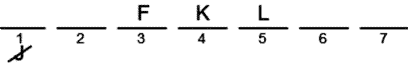 LSAT Preptest 27, Game 1, Question 3, Diagram 14 LSAT Preptest 27, Game 1, Question 3, Diagram 14