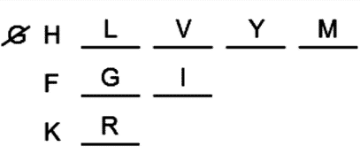 LSAT Preptest 27, Game 3, Question 15, Diagram 10 LSAT Preptest 27, Game 3, Question 15, Diagram 10
