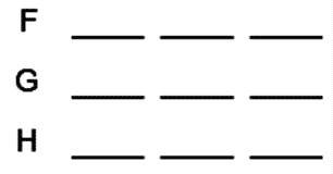 LSAT Preptest 28, Game 4 Setup, Diagram 1 LSAT Preptest 28, Game 4 Setup, Diagram 1