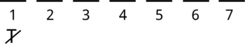 LSAT Preptest 80, Game 2 Setup, Diagram 1